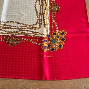 Classic Chanel silk scarf